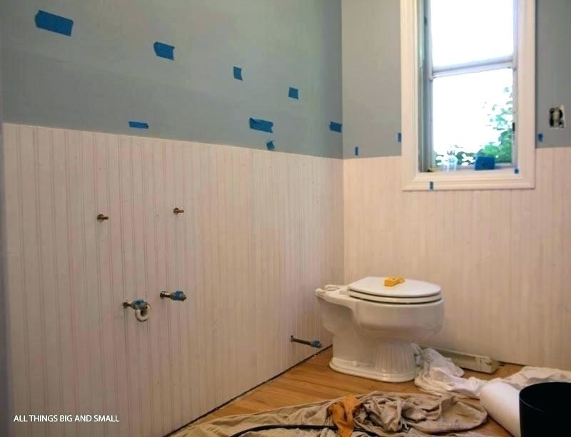 wainscoting bathroom