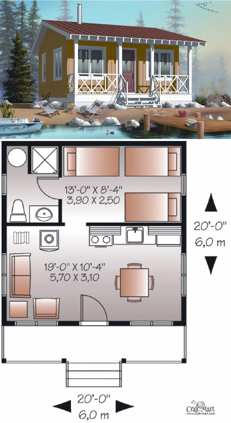 A sample from the book Tiny House Floor Plans