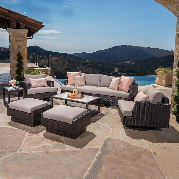 patio furniture outdoor blue portofino comfort garden furnitur