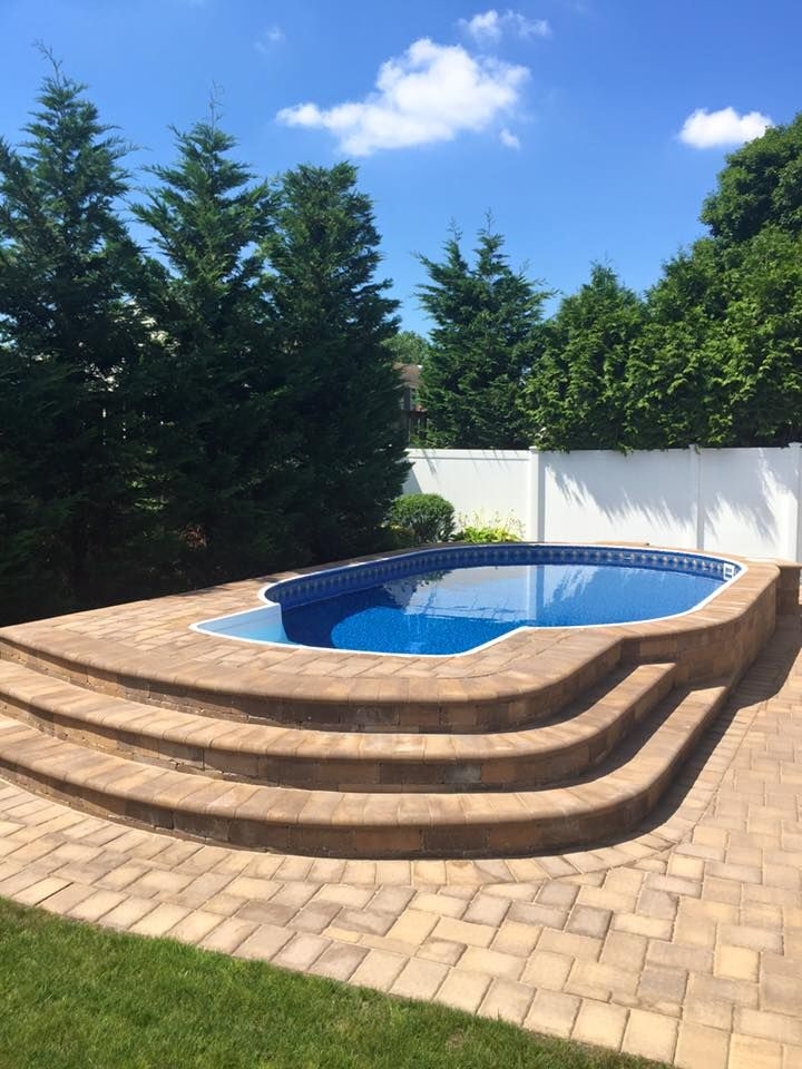 large above ground pool