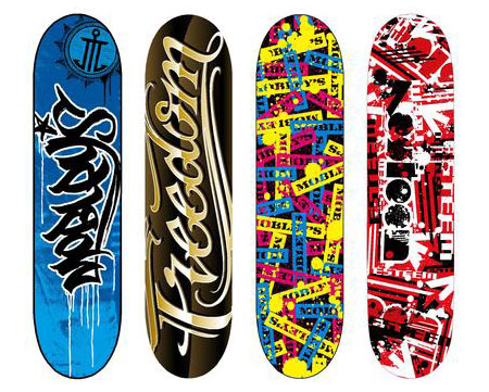 Skateboard designs; Skateboard designs