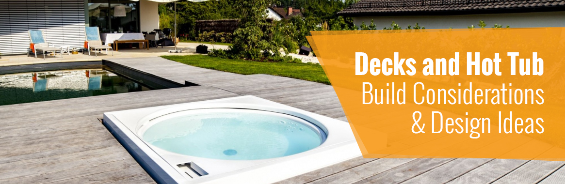 deck designs with hot tub