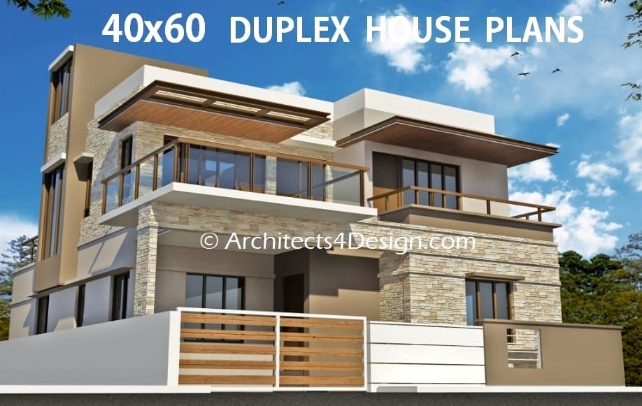 feet 2 BHK Modern House Design