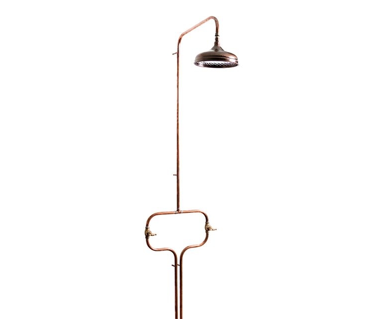 copper outdoor shower fixtures antique fixture in residence best c kit uk