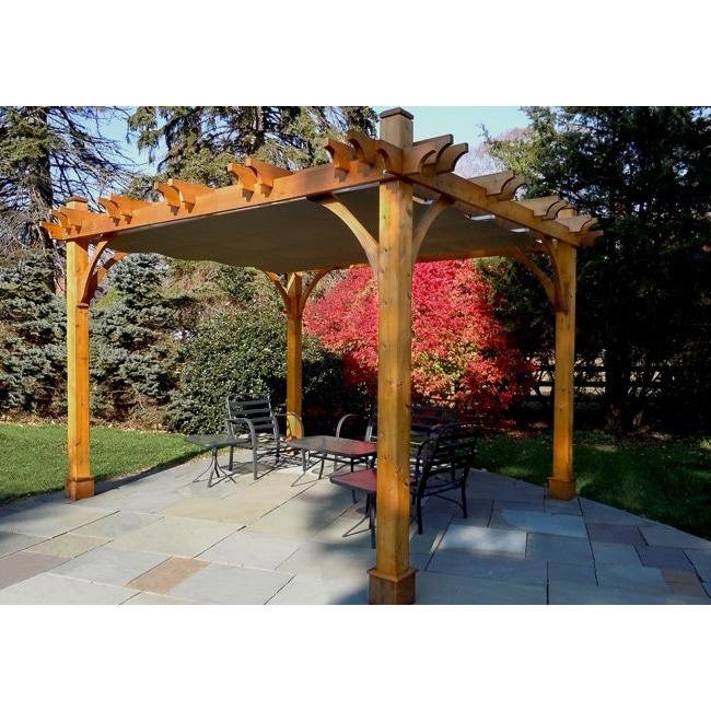 Pergola with Retractable  Canopy