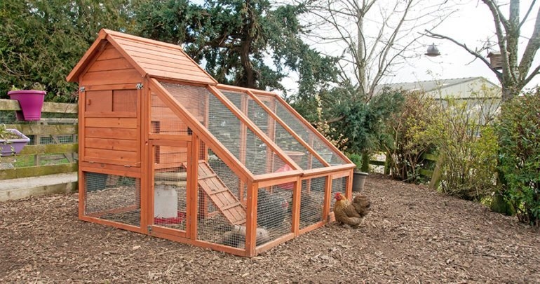 I really like the way this chicken coop looks