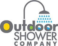Interior designer, Alison Victoria and the shower installer are looking at  the new rainfall shower head fixture