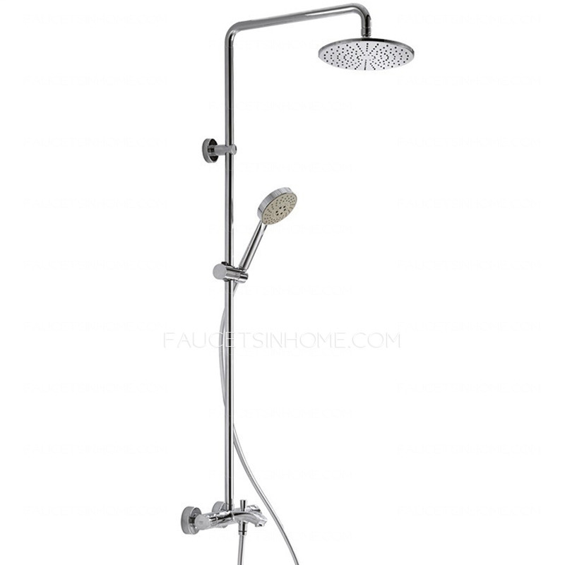 Wall Mount Stainless Steel Shower Faucet with Valve