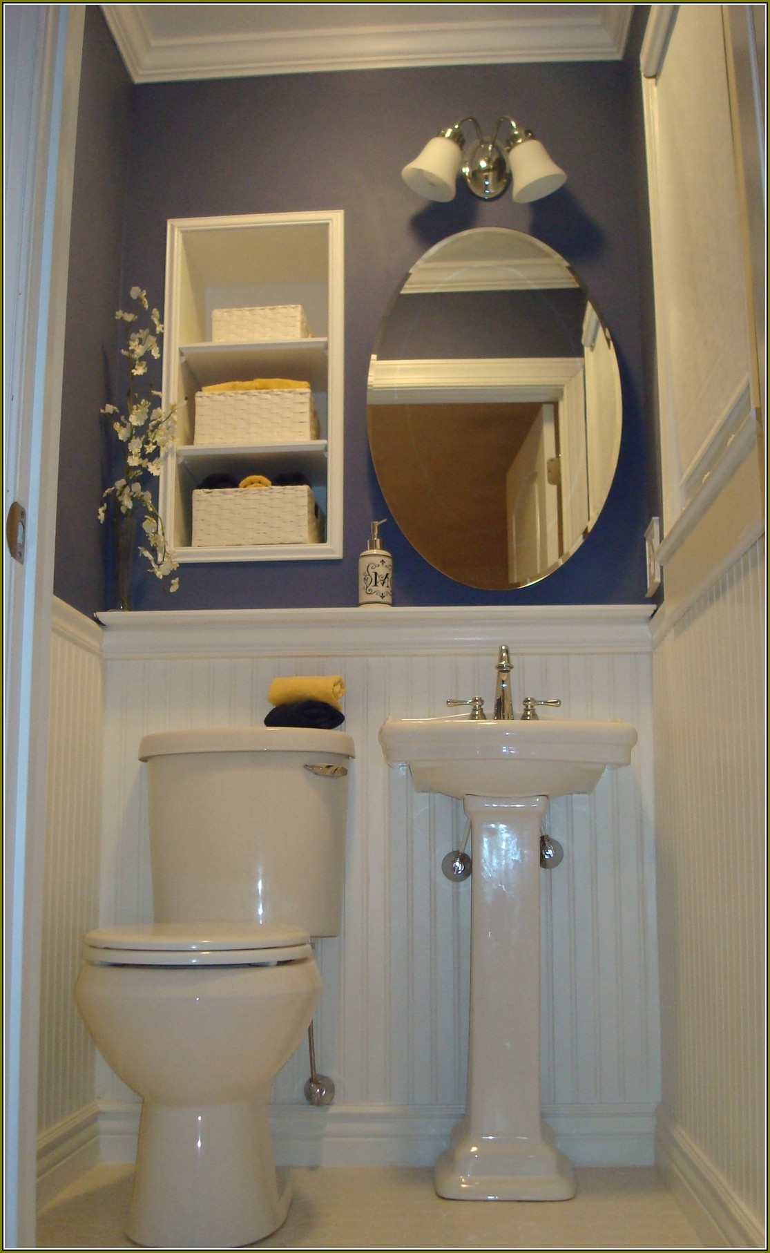 pedestal sink ideas