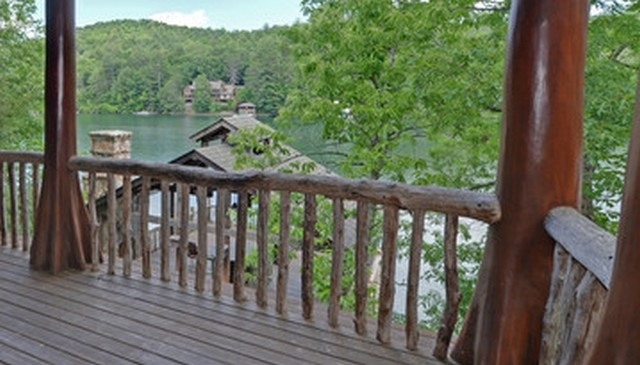 These are more deck railing ideas that includes cattle or hog paneling