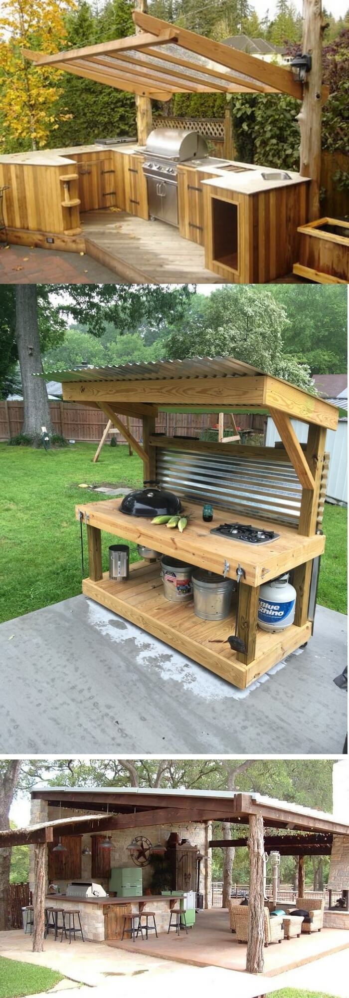 The outdoor kitchen ideas will also work better when you  have