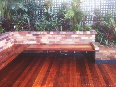 Photo of a contemporary deck in Sydney with no cover