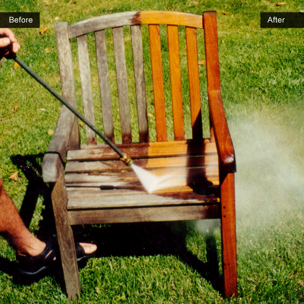 refinishing teak wood outdoor furniture  patio