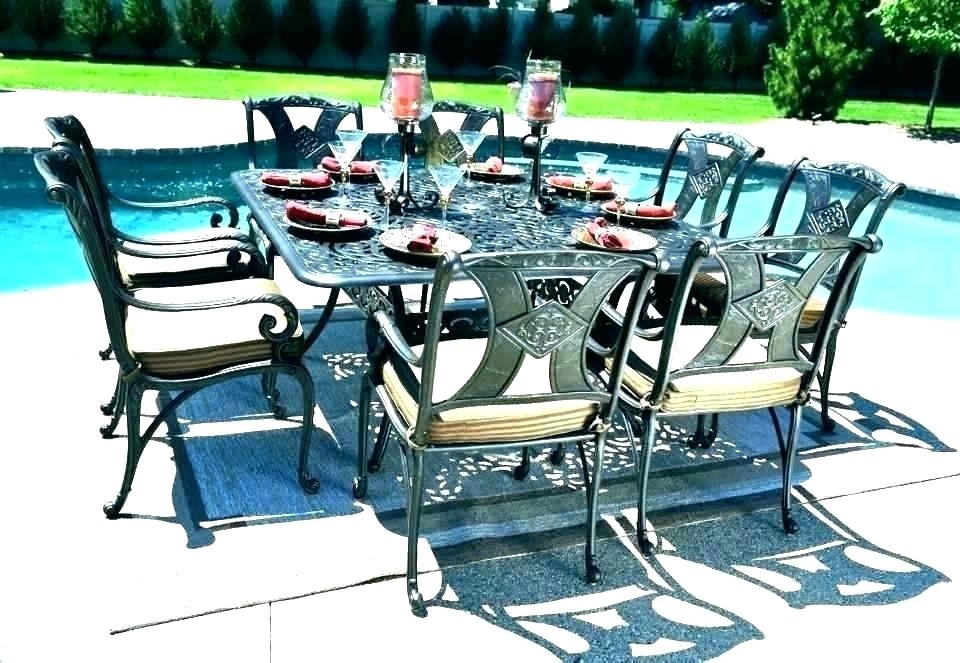 8 person patio table dining set outdoor seat canada tab