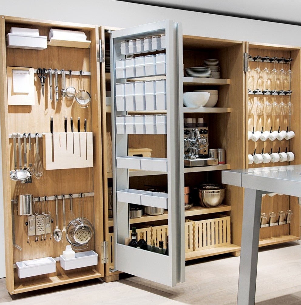 Kitchen utensils can make a big mess in the kitchen if they are not stored  properly