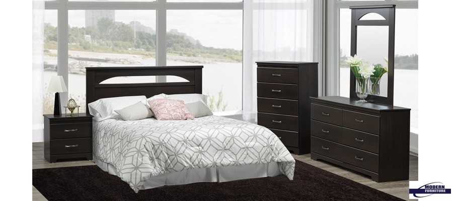 Washed Oak Queen Sleigh Bedroom Group A at NC Furniture Best Buys