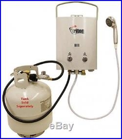 China AGA Approved Garden Outdoor Portable Camping Gas Shower Water Heater  PWH03D