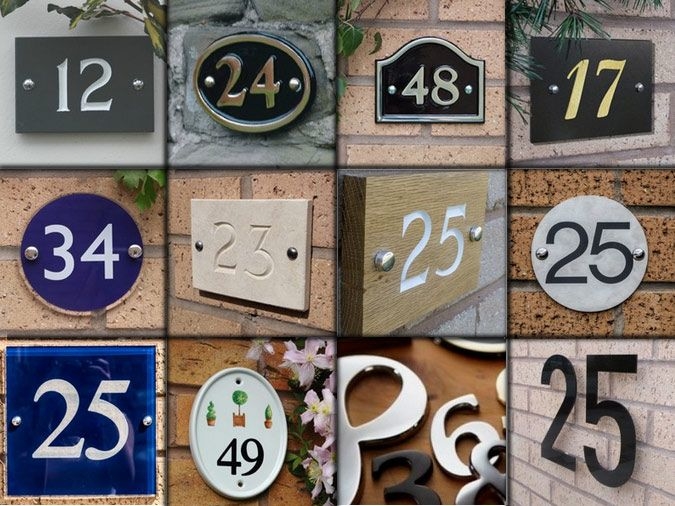 Designer House Numbers