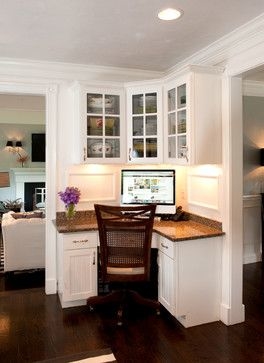 Great office nook for kitchen