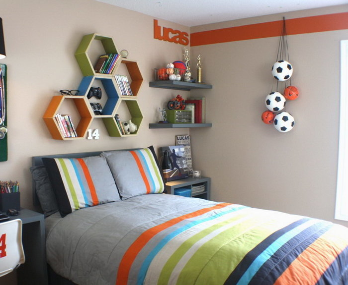 football themed toddler room