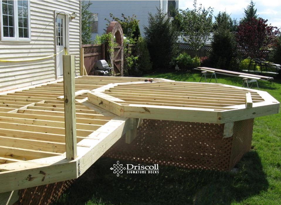 2 tier deck designs happy two tier deck storage 2 home design 2 tier octagon  deck